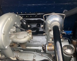 Closeup of right side of completed engine.